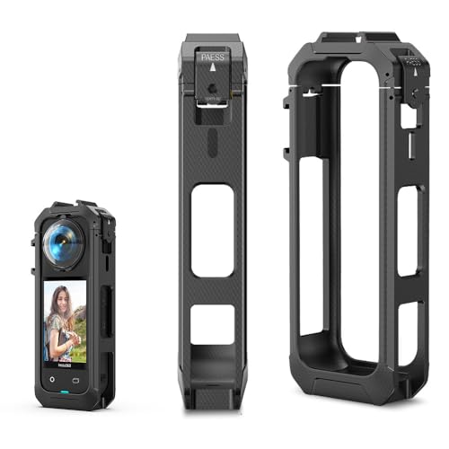 YCJDP Insta360 X5 対応 保護フレーム X5 アダプターマウント 保護ホルダー 保護カバー マウントフレーム X5 アクセサリー