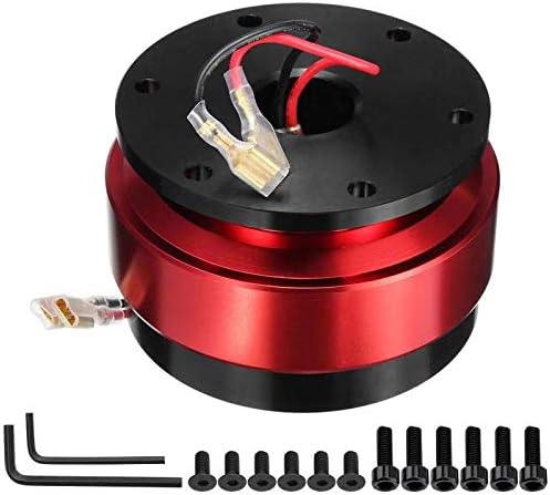 Steering Wheel Hub Adapter Quick Release - Universal 6 Hole Steering Wheel Quick Release Hub Adapter Snap Off Boss Kit