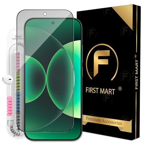 Image of FIRST MART Matte Anti-Glare Tempered Glass for 17 Elite and Xiaomi 17 With Installation Kit | Military-Grade Gaming Screen Protector & Cable Guard | Edge to Edge Coverage | Black