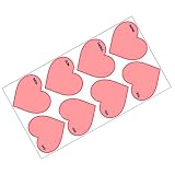 Housoutil 8 Piezas Post De La Pizarra De Amor Almohadillas Para El Memo Adhesivo Almohadillas Para La Lista De Compras Pegatina Adhesiva Nevera Totas De Notas Rosa De Polivinilo
