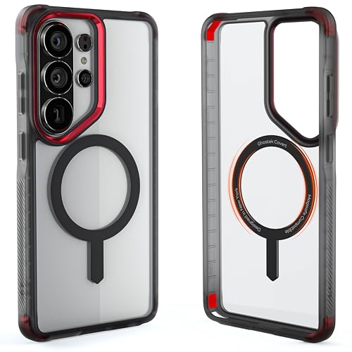 Image of Ghostek Covert Clear Samsung S26 Ultra MagSafe Case with Magnetic Ring, Slim Thin Military Grade Shockproof Phone Cover Compatible with 2026 Galaxy S26 Ultra (6.9 inch) (Smoke)