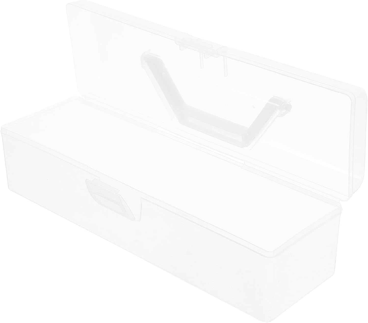 Outanaya Plastic Tackle Container with Handle, Portable and Sturdy Craft Organizer Box for Home and Sewing Storage, Easy Identification and Stylish Design