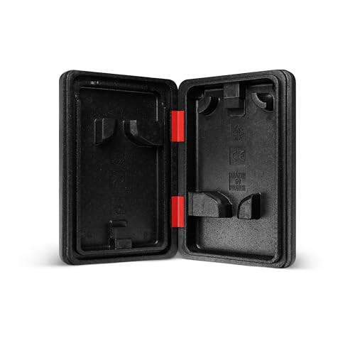 Funda de tenis de mesa COVOON para 2 raquetas y 2 bolas en color negro 2