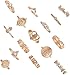 10PC Bohemia Retr Vintag Crysta Unire Knuckl Rin Set Anelli Finge (Colore: 15Pc set di anelli, Dimensioni: Taglia unica)