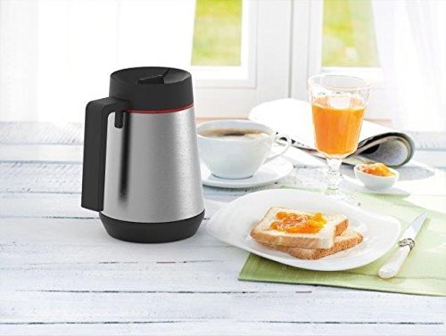 Tramontina 61645030 Bule Térmico em Aço Inox de 300ml, Grafite
