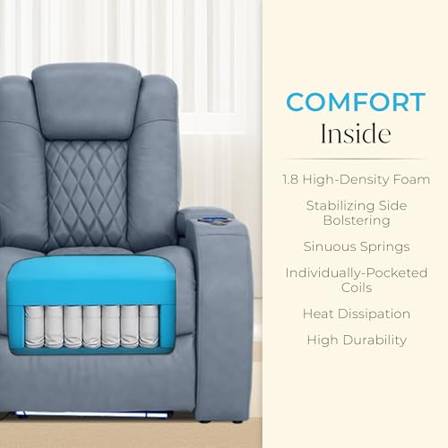 Luxury Leather Recliner Sofa Set