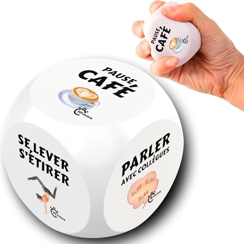 Cube Anti Stress, Cube Antistress | Balle Anti-Stress | Cadeau Bureau, Cadeau Collegue, Cadeau Etudiant | Stress Anxiété Angoisse | Boule Anti Stress Adulte