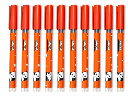 Image of Figo Panda Liquid Roller pen (Pack of 20) (Red)