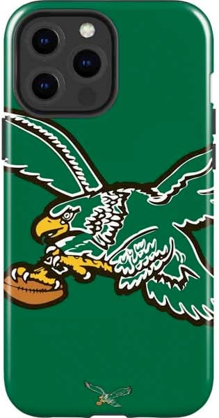 Skinit Impact Phone Case Compatible with iPhone 14 Pro Max - Officially Licensed NFL Philadelphia Eagles Retro Logo Design