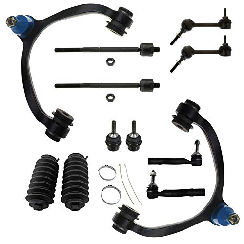 Detroit Axle- 12pc Front Upper Control Arms w/Lower Ball Joints & Sway Bars