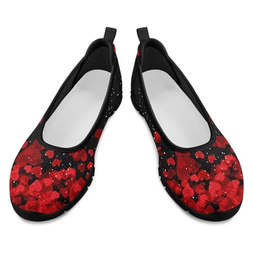 Image of Walking Shoes Women Breathe Mesh Slip On Sneakers Women Comfortable Lightweight