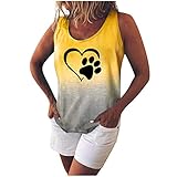 ☘☘ Material und Design: Das Sommer-T-Shirt für Damen besteht aus hochwertigen Materialien, ist weich, elegant, hautfreundlich und langlebig genug für den täglichen Gebrauch. stylisches und modisches Design macht Sie attraktiver und charmanter. Passt gut zu Shorts oder Jeans, Leggings oder Sandalen! Sie sehen elegant, stilvoll, süß aus und verstärken den visuellen Effekt
