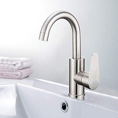 Mélangeur eau chaude et froide en acier inoxydable brossé durable