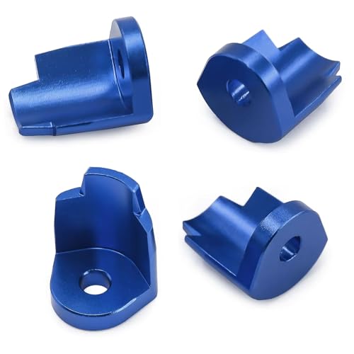 Capuchon protection métallique amortisseur pour éviter la casse sur Arrma GROM et Typhon RC bleu