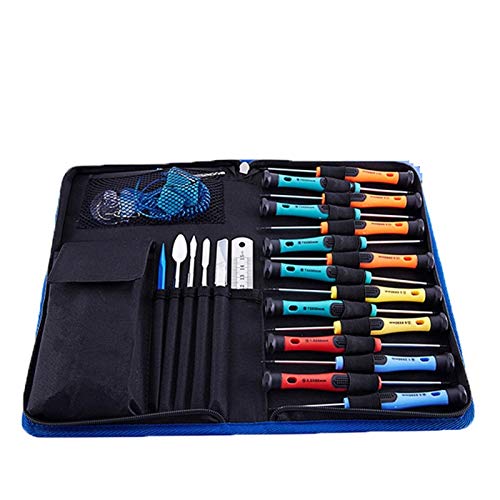 Schraubendreher-Set, 33 in 1 CR-V Parafusadeira Präzisions-Schraubendreher Magnetic Griff Torx Hex Bits Kit Isolierte Handwerkzeuge