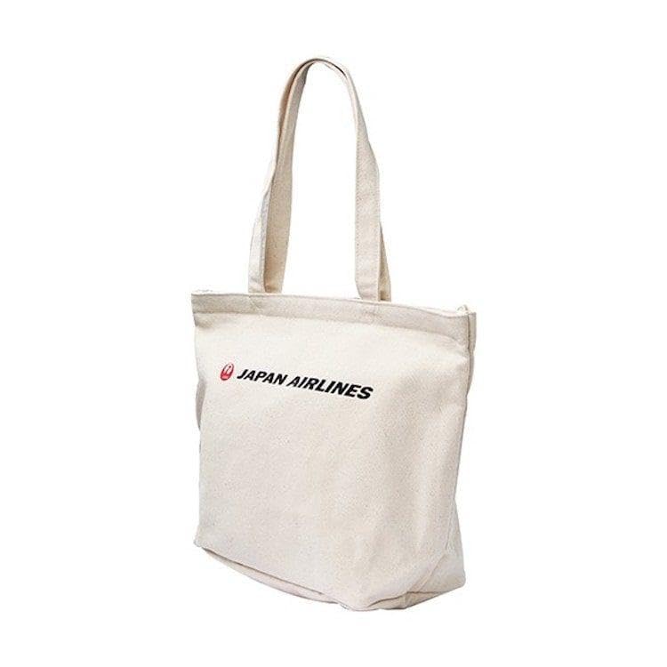 Amazon.co.jp: [JALオリジナル]トートバッグ ファスナー ナチュラル