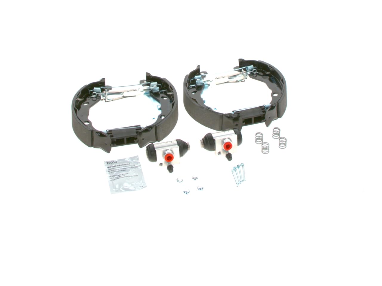 Bosch KS679 Kit Super Pro - Kit de frein à tambours arrière - 1 jeu complet prémonté, 2 cylindres de roue, 4 mâchoires de frein