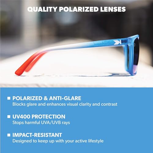 Image of Knockaround Square Polarized Sunglasses for Men & Women - UV400 Protection