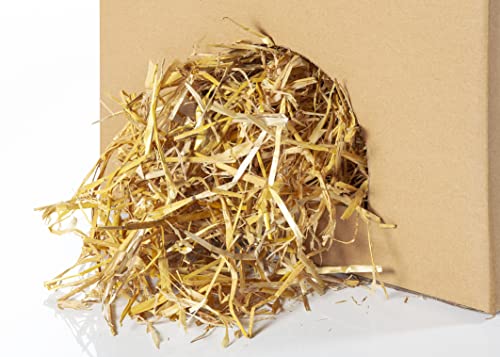 Heu-Tom ® 15kg frisches Gerstenstroh Strohballen direkt ab Hof Einstreu Futter Fuer Meerschweinchen Hasen Kaninchen Hamster Pferd