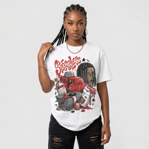 Image of DopeSkill Graphic Tee Streetwear Hip Hop Hypebeast Street Style Unisex T-Shirt Sneaker Colour Matching Shirts Cool Flexing