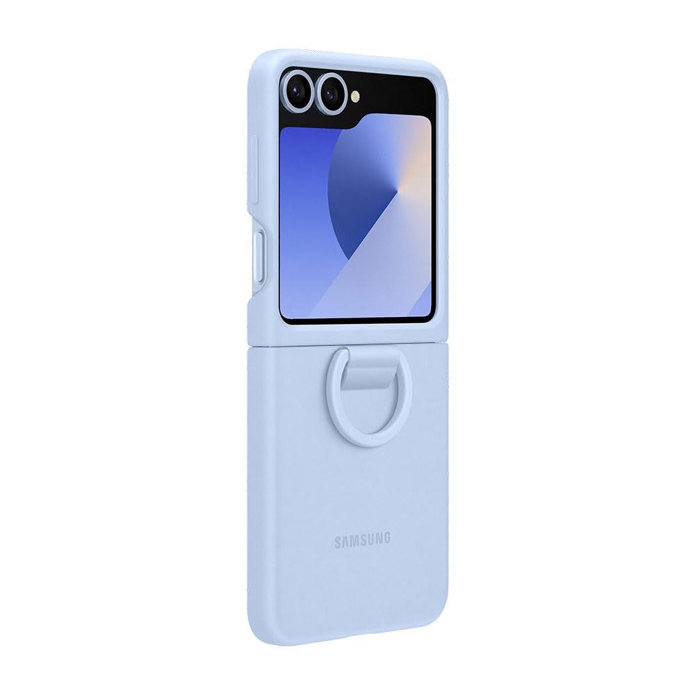 OFFICIAL GENUINE SAMSUNG GALAXY Z FLIP6 / FLIP 7 FE SILICONE CASE COVER BLUE