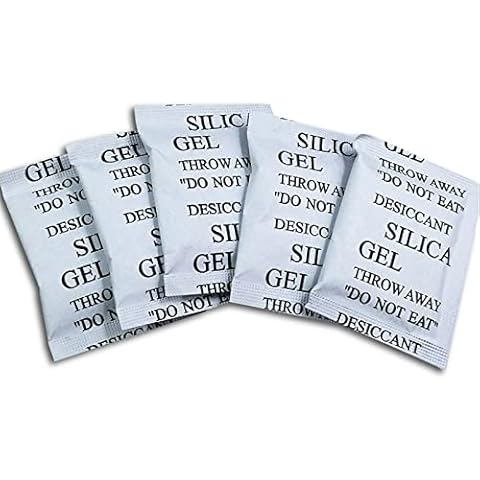 200x EWANTO Trockenbeutel mit Kieselgel zum Absorbieren von Feuchtigkeit Silicia Gel kleine Trockenmittel Beutel zum Entziehen von Feuchtigkeit Luftentfeuchter Kieselgelbeutel Absorber Cover