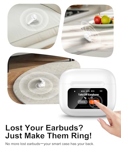 Image of iPhone 17 Wireless Earphones for Apple i Phone Air, 17 Pro Max 17e 16e 16 16pro 15 14, Bluetooth Airpods Noise Cancelling Cordless Earbuds with Touch Screen Headphones in Ear Comfy Ear Buds Headsets