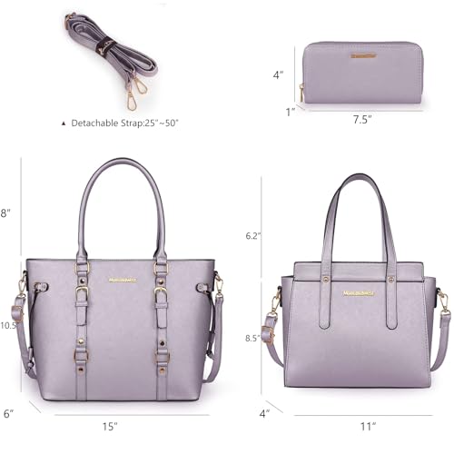 Image of Montana West 3PCS Purses for Women Tote Bag and Wallet Set Shoulder Satchel Handbags