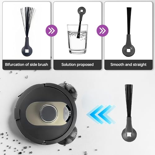 Image of Side Brush Compatible with Shark AI AV2501S, AV2501AE, RV2502AE, RV2520AOUS, AV2510AOUS Robot Vacuum Cleaner Replacement Parts - 6 Pack