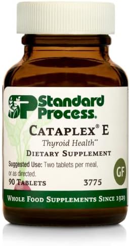 Standard Process Cataplex E - Whole Food RNA Supplement and Antioxidant with D-Alpha Tocopherol Vitamin E, Beet Root, Ascorbic Acid, Inositol, Selenium, and Honey - 90 Tablets
