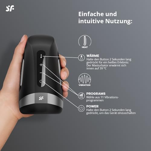 Eichelvibrator Satisfyer Men Heat Vibration für Männer