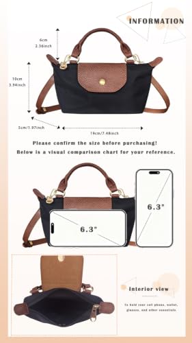 Image of Nylon Crossbody Bags for Women Shoulder Purse Waterproof