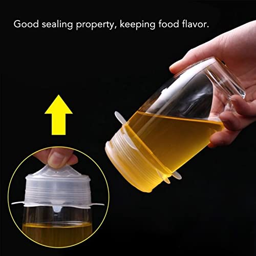 Tampas de Silicone, Tampas de Silicone, 6 Peças Tampas de Silicone Elástico Resistência a Alta Tempe