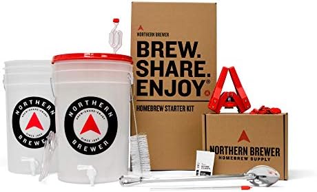 Northern Brewer - Essential Brew. Share. Enjoy. HomeBrewing Starter Set, Equipment and Recipe for 5 Gallon Batches (Block Party Amber)