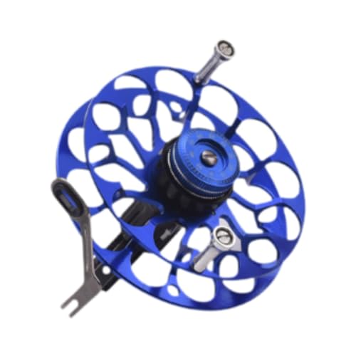 predolo Ice Fishing Reel Compact Design Fishing Wheel for Ice Fishing Activities, Blue