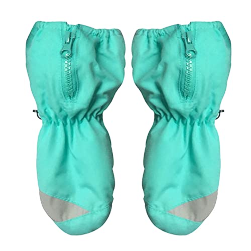 Guantes de esquí para niños y niñas, engrosados, para invierno, forro polar, guantes de nieve, guantes cálidos de invierno, para deportes al aire libre, guantes de ciclismo y deportes