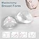 ONEFENG Realistisch Silikon Brüste Zum Schwimmen, Mastektomie Brustprothese für Frauen Fake Brust Form Transparent((300g Cup A/B/C)