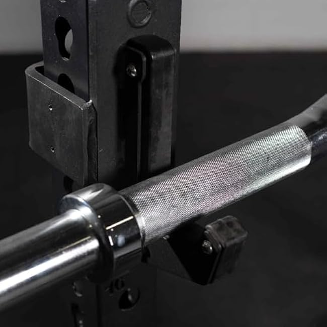 Titan Fitness Rackable EZ Curl Fat Bar, 48mm Shaft, Rated 1,000 LB, Chrome Finish