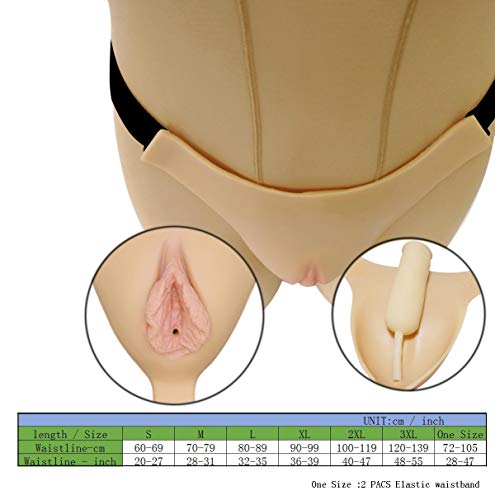 Fake Girl Underwear Transgender Thong Crossdresser Silicone Gaff Pantyhose Camel Toe Sissy Men4