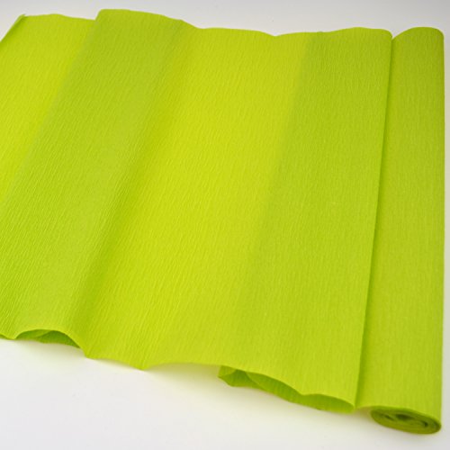 Rouleau de papier crépon à forte élasticité | Lot de 2 bobines souples de 42 couleurs