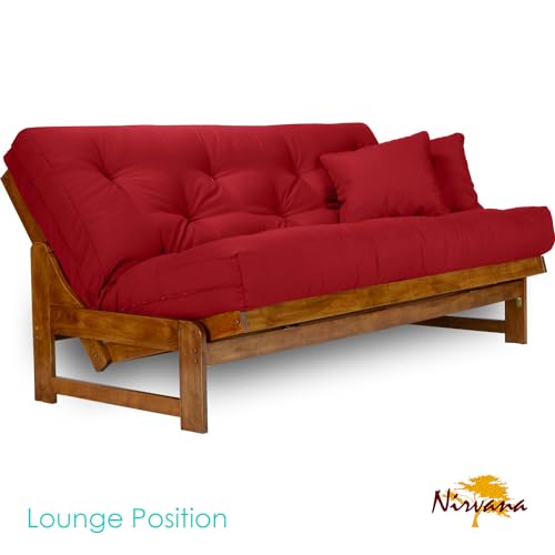 image for Nirvana Futons Arden Futon Set - Full Size Futon Frame with Mattress I