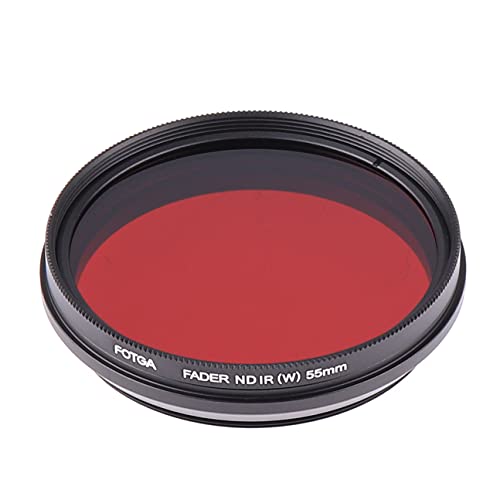 Foto4easy 55mm Infared Filter,Adjustable 530nm to 750nm Infrared X-Ray IR Filter for DSLR Camera Lens