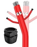 Puligoth Inflatable Tube Man with Blower: 6 FT Tall Wacky Waving Inflatable Tube Guy for Outdoor Decoration with Mini Blower Fan, for Mall Opening, Business Advertising (RED)