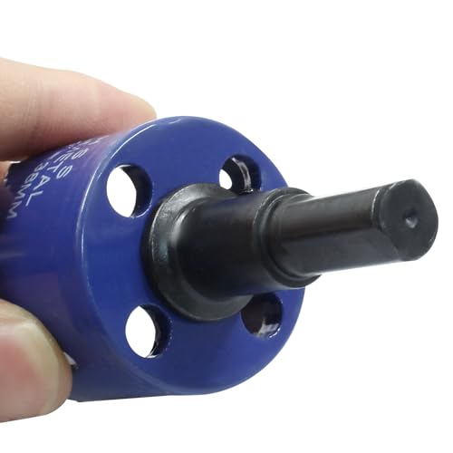Image of Luomorgo 38mm /1 1 /2 inch Hole Saw Drill Bit | 1 1 /4 inch Cutting Depth, HSS Bi-Metal, For Wood Cornhole Boards Plastic Drywall & Metal Sheet