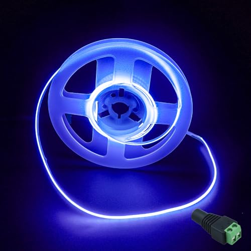 JBdusn 12V Tira LED COB de Azul 5m flexible