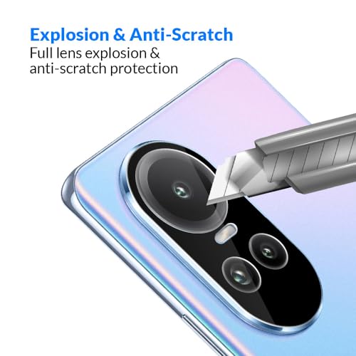 Image of ArmourPro Premium Camera Lens Protection Compatible with Oppo Reno 10 (6.7 Inches) With Edge To Edge Protector Coverage | Transparent, Pack of 1
