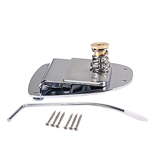 Cordier trémolo pour guitare JP Musta Jazzmast en métal chromé durable
