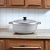 IMUSA 7.5 Quart Traditional Natural Made in Colombia Caldero with Lid for Cooking and Serving,Silver #5