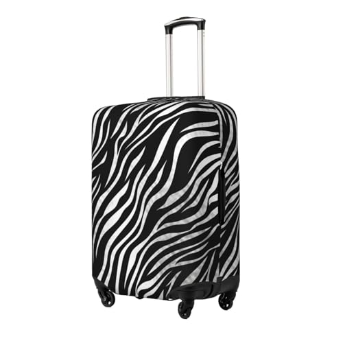Zebra Print Luggage Covers for Suitcase Tsa Approved, Spandex Elastic Suitcase Cover Protector Washable Anti-Scratch Travel Baggage Cover Fit 18-32 Inch Luggage2