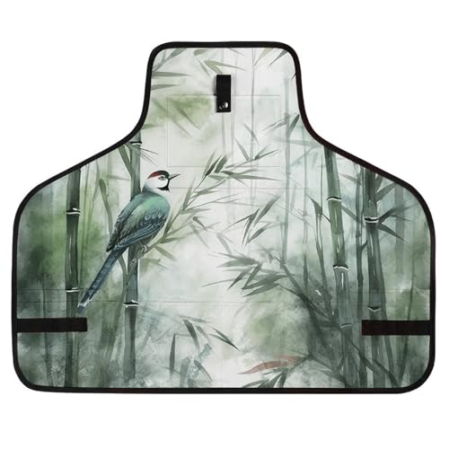 Delantal de trabajo RLDOBOFE unisex con bolsillo ajustable miniatura 1
